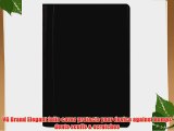 Black VG Faux Leather Standing Portfolio Case Cover for Toshiba Excite Write / Toshiba Excite