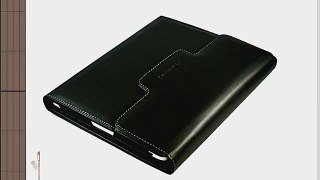Delux Leather Portfolio Protector Case Cover with Built In Stand and Wireless Bluetooth Keyboard