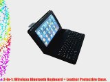 Wireless Bluetooth Keyboard Leather Case for Samsung Galaxy Tab 7 P1000