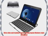 Kingsource (TM) Aluminum Bluetooth Wireless Keyboard Case Stand For Samsung Galaxy Tab 3 10.1