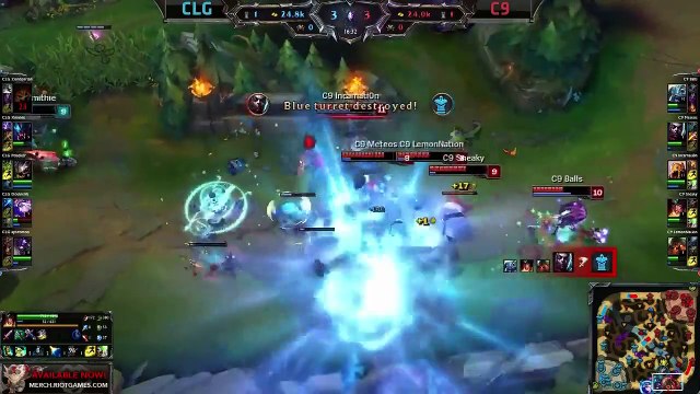 CLG vs C9 NA LCS Championship series Summer Split 2015 W4D2 Counter Logic Gaming vs Cloud 9 Game Hig