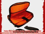 Orange Pindar Durable10 inch Tactical Messenger bag for your Nook HD Plus Tablet