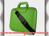 Lime Green Cady Cube Ultra Durable 10 inch Tactical Hard Messenger bag for your Dell Latitude