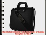 Black Cady Cube Ultra Durable 10 inch Tactical Hard Messenger bag for your Samsung Galaxy Note