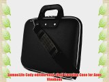 Black Cady Cube Ultra Durable 13 inch Tactical Hard Messenger bag for your ASUS VivoBook 14.1