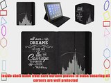 Flip Case For Apple iPad Air 1 Flip Cover - Black Dreams Can Come True Walt Disney Quote Printed