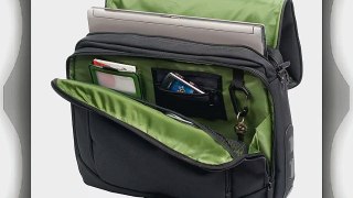 Targus Spruce EcoSmart Messenger Case Designed for 15.6-Inch Widescreen Laptops Black/Green