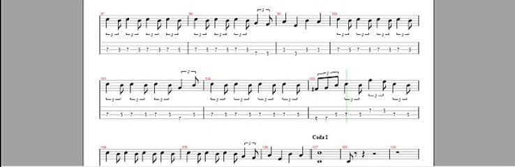 The Four Horsemen-Tab Bass Guitar Pro 5