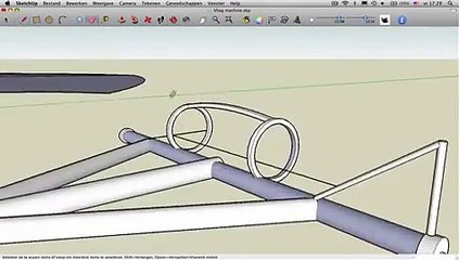 How to: Da Vinci flying machine SketchUp