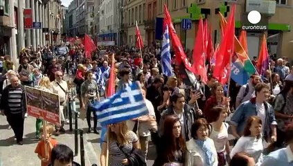 Брюссель: вулична підтримка Греції