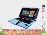 TPCROMEER Bluetooth Keyboard Cover Case for Microsoft Surface RT / Surface Pro / Surface 2