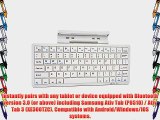 Cooper Cases(TM) K2000 Samsung Ativ Tab (P8510) / Ativ Tab 3 (XE300TZC) Bluetooth Keyboard