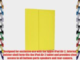 Cooper Cases(TM) Aurora Pro Apple iPad Air 2 Keyboard Folio Case in Yellow (Ultra-Slim PU Leather