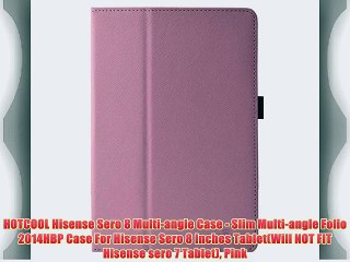 HOTCOOL Hisense Sero 8 Multi-angle Case - Slim Multi-angle Folio 2014HBP Case For Hisense Sero