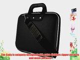 Cady Messenger Cube Ultra Durable Tactical Leatherette Shoulder Bag Case DARK BLACK fits Apple