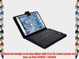 Cooper Cases (TM) Infinite Executive Le Pan TC1010 / TC1020 Bluetooth Keyboard Folio in Black