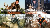 Deer Watering Holes Whitetail Habitat Solutions