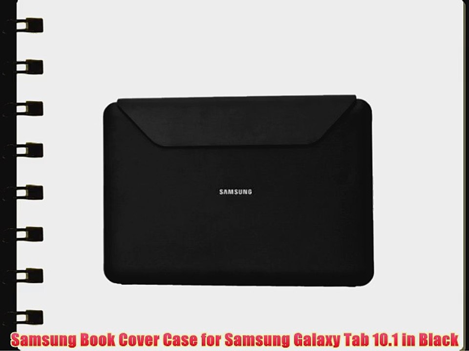 Samsung Book Cover Case for Samsung Galaxy Tab 10.1 in Black