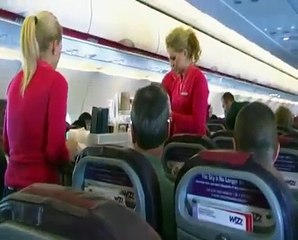 Inside Airbus Cabin  Nice Crew WizzAir