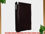 Apple iPad Air Piel Frama Brown Crocodile Magnetic Leather Cover