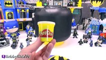 GIANT Lego Head BATMAN Makeover! Surprise Toy Blind Boxes By HobbyKidsTV