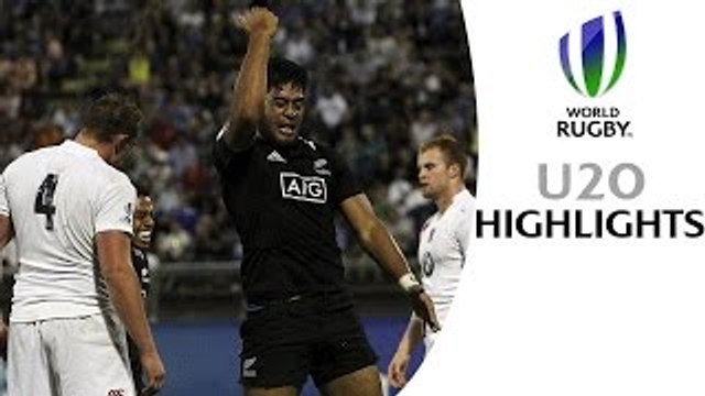 HIGHLIGHTS New Zealand 21-16 England in World Rugby U20s fin