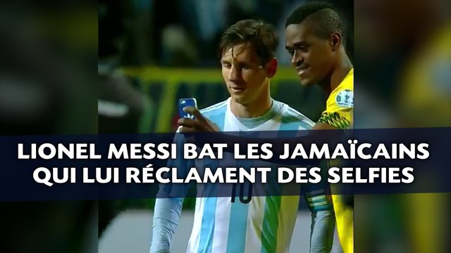 Lionel Messi bat les Jamaïcains qui lui réclament des selfies