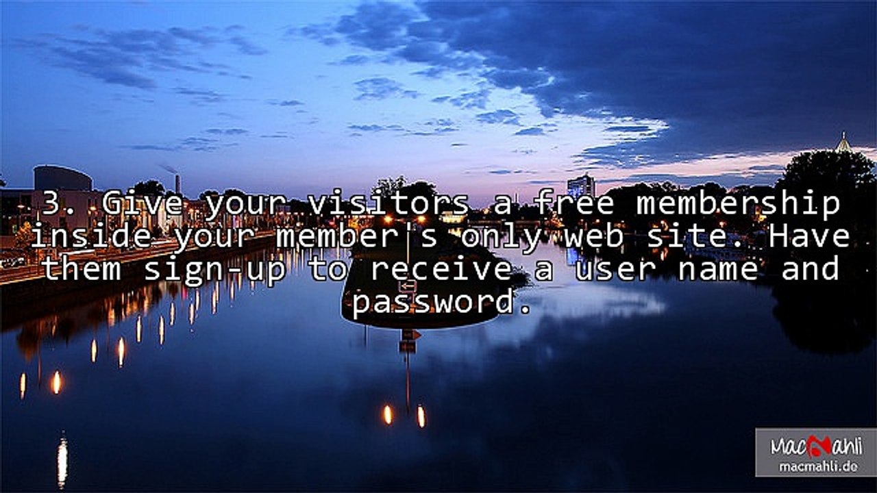 14 Ways To Persuade Your Web Site Visitors To Give You Their Email Address
