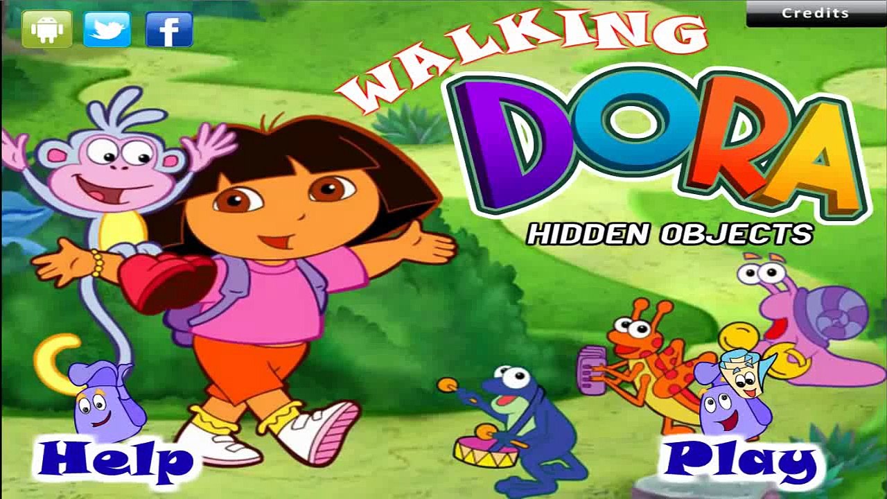 DORA THE EXPLORER - Dora Hidden Objects (For Kids) | New English Full Game (2014)