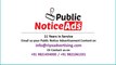 Get Book Public Notice Ads Online in Jodhpur's Local and National Newspapers.