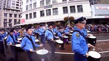 Australian Air League - Riverwood Hornets Performing At The ANZAC Day March - 2014