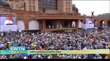 Papa Francisco bendice a fieles en Santuario de Aparecida JMJ 2013