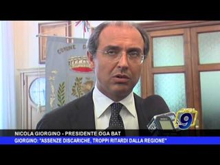 BAT | Giorgino: "Assenza discariche, troppi ritardi dalla Regione"
