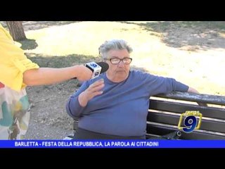 BARLETTA | Festa della Repubblica, la parola ai cittadini