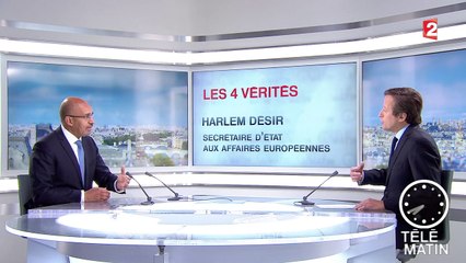 "La Grèce doit rester dans la zone euro", défend Harlem Désir