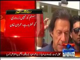 There's no threat to the democratic system but to Asif Zardari:- Imran Khan