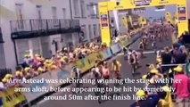 London 2012 Medalist Lizzie Armistead In Nasty Cycling Crash Immediately After Winning Rac