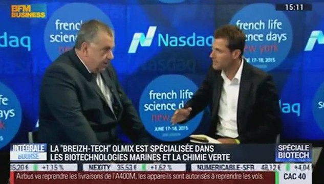 Notre objectif est d'arriver à produire des matiéres premières sans fongicides mais avec des molécules algales : Hervé Balusson - 19/06