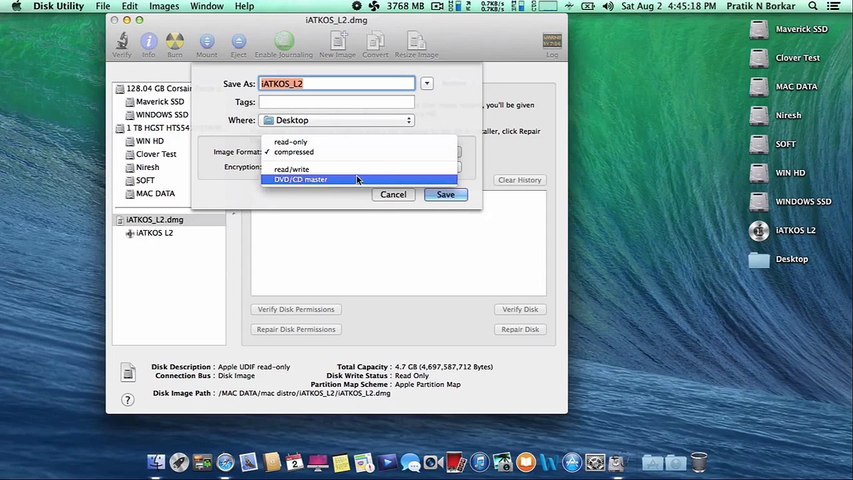 Hackintosh mavericks dmg
