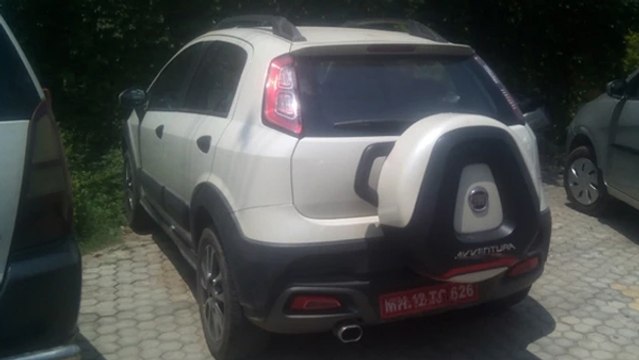 Fiat Avventura Abarth T-Jet Spotted Testing In India