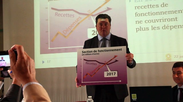 Oise : quand Edouard Courtial parle de faillite du Département en 2017