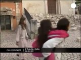 Earthquake in L'Aquila in Italy