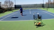 SLOW MOTION - Tennis Drop Shot