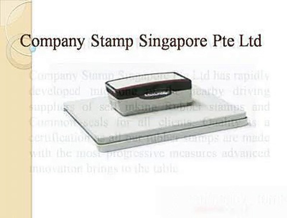 self inking rubber stamp