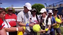 Tennis Tips  Two Handed Backhand   Maria Sharapova and Andy Murray