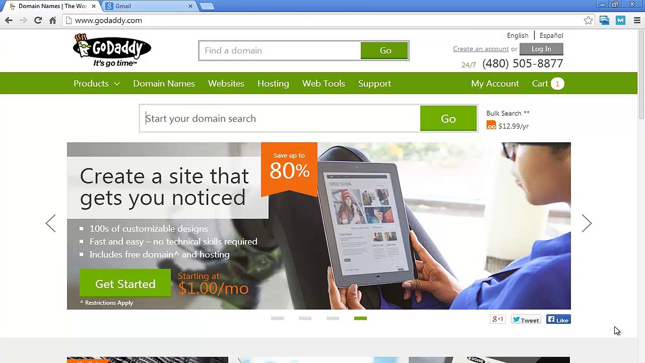 Connecting Domain and Hosting server each other