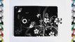 WATERFLY Class Black Luxury 360 Degree Smart Rotating PU Folio Leather Case Cover Stand Case