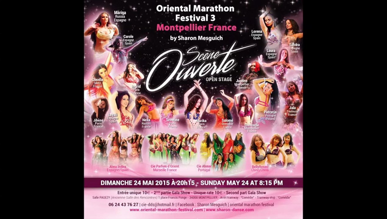 Claudia - Bellydance Fusion Oriental Fado - Oriental Marathon festival 2015