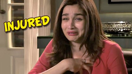 OMG! Alia Bhatt Injured On The Sets of Kapoor & Sons -Watch Now!