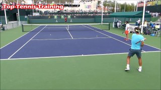 Rafael Nadal Training | Indian Wells 2015 | Court Level